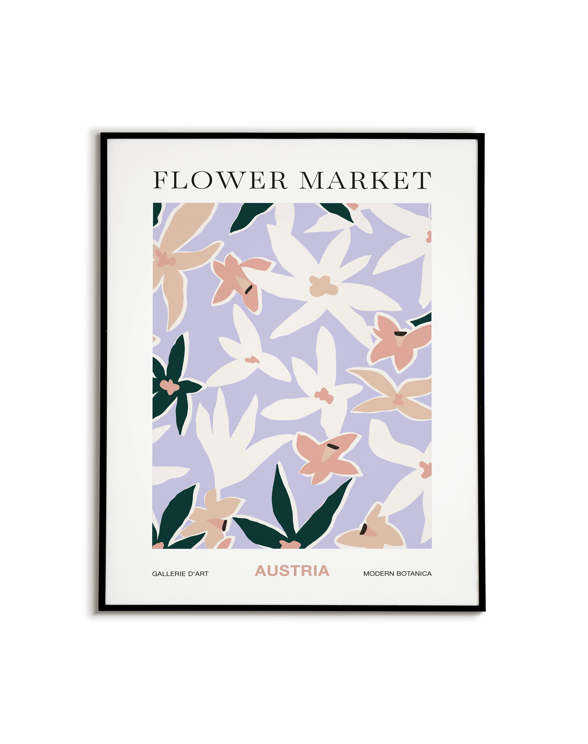 FlowerMarket Austria black frame