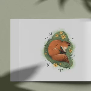 Intro graphic of the children book Amelie discovers the forest