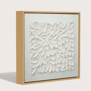 Textured Art Imagine the color of your favorite flower wooden framed