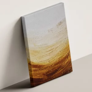 Textured Art Golden Sandbar #1