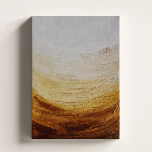 Textured Art Golden Sandbar #1